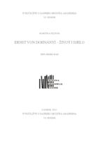Ernst von Dohnányi - život i djelo