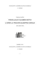 Ponavljajući glazbeni motivi u operi "La Traviata" Giuseppea Verdija