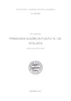 Francuska glazba za flautu 19. i 20. stoljeća