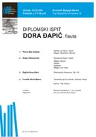 Dora Đapić, flauta : drugi dio diplomskog ispita - program