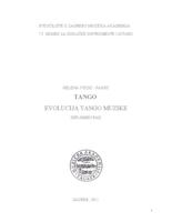 Tango (Evolucija tango muzike)