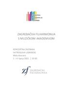 Zagrebačka filharmonija s Muzičkom akademijom (1. i 4. 6. 2021.) - programska knjižica
