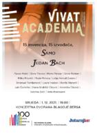 Vivat academia : 15 invencija, 15 izvođača, samo jedan Bach (1. 12. 2021.) - programska knjižica