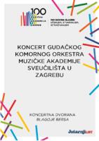 Koncert Gudačkog komornog orkestra Muzičke akademije (21. 1. 2022.) - programska knjižica