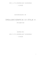 Orguljske sonate 20. i 21. stoljeća