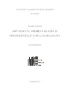 Hrvatska suvremena glazba iz perspektive izvođača udaraljkaša