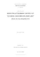 Georg Philipp Telemann: Cantata 1:877