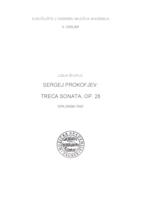 Sergej Prokofjev: Treća sonata, op. 28