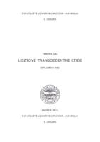 Lisztove transcedentne etide