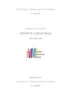 prikaz prve stranice dokumenta Opereta u Hrvatskoj