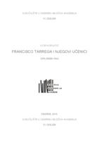 prikaz prve stranice dokumenta Francisco Tárrega i njegovi učenici