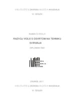 prikaz prve stranice dokumenta Razvoj viole sa osvrtom na tehniku sviranja
