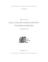prikaz prve stranice dokumenta Rog u djelima Franza Josepha i Richarda Straussa
