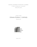 prikaz prve stranice dokumenta Johannes Brahms: 3. simfonija