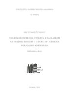 prikaz prve stranice dokumenta Violinski koncerti 20. stoljeća s naglaskom na Violinski koncert u D-duru, op. 35 Ericha Wolfganga Korngolda