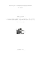 prikaz prve stranice dokumenta A. Jolivet: skladbe za flautu