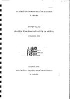prikaz prve stranice dokumenta Analiza Kreutzerovih etida za violinu