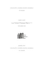 prikaz prve stranice dokumenta Luc Ferrari - Presque Rien n°1