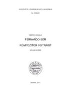 prikaz prve stranice dokumenta Fernando Sor, kompozitor i gitarist