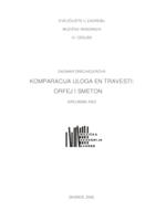 prikaz prve stranice dokumenta Komparacija uloga en travesti: Orfej i Smeton