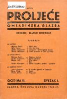 prikaz prve stranice dokumenta Proljeće, 2 (1940-1941) 1