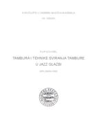 prikaz prve stranice dokumenta Tambura i tehnike sviranja u jazz glazbi