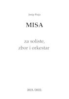 prikaz prve stranice dokumenta Misa za soliste, zbor i orkestar