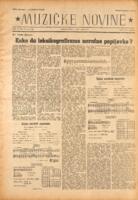 prikaz prve stranice dokumenta Muzičke novine Hrvatskog državnog konzervatorija
