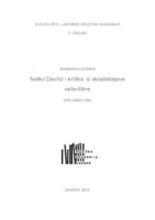 prikaz prve stranice dokumenta Natko Devčić i kritika: iz skladateljeve ostavštine
