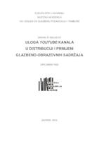 prikaz prve stranice dokumenta Uloga Youtube kanala u distribuciji i primjeni glazbeno-obrazovnih sadržaja
