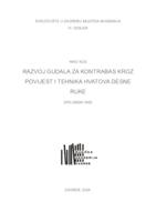 prikaz prve stranice dokumenta Razvoj gudala za kontrabas kroz povijest i tehnike hvatova desne ruke