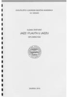 prikaz prve stranice dokumenta Jazz i flauta u jazzu