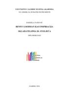 prikaz prve stranice dokumenta Benny Goodman kao inspiracija skladateljima 20. stoljeća