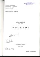 prikaz prve stranice dokumenta Ivo Prišlin (1902-1941): Pogledi