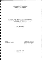 prikaz prve stranice dokumenta Analiza Simfonijskog diptihona Blagoja Berse