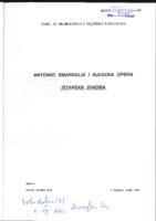 prikaz prve stranice dokumenta Antonio Smareglia i njegova opera Istarska svadba