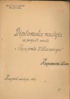 prikaz prve stranice dokumenta Popijevke V. Lisinskoga