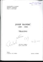 prikaz prve stranice dokumenta Josip Mandić (1883-1959) : Tragovi