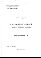 prikaz prve stranice dokumenta Johann Sebastian Bach