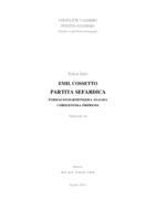 prikaz prve stranice dokumenta Emil Cossetto - Partita sefardica