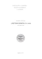 prikaz prve stranice dokumenta Lisztova Sonata u h-molu