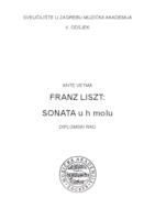 prikaz prve stranice dokumenta Franz Liszt: Sonata u h-molu